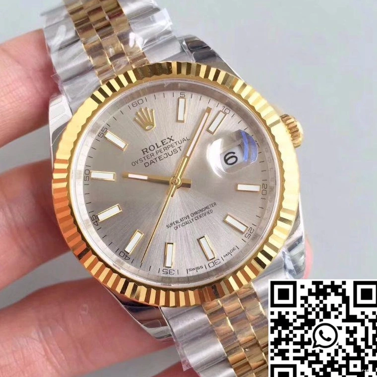 II Rhodium M126333-0004 Datejust Rolex 692 Effortless Dial EW Factory 0707